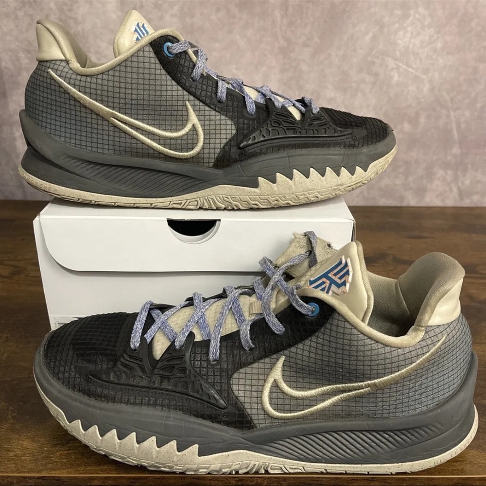 Nike Kyrie Low 4 Black Rattan 2021 Size 12 CW3985-003 Men’s Basketball Sneakers